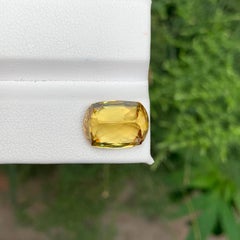 7.10 Carat Natural Loose Fire Effect Sphene Cushion Cut Madagascar's Gemstone