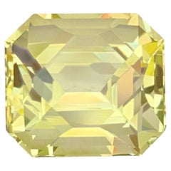 7.10 Carat Natural Loose Lemon Color Citrine Stone Fancy Cut African Gemstone
