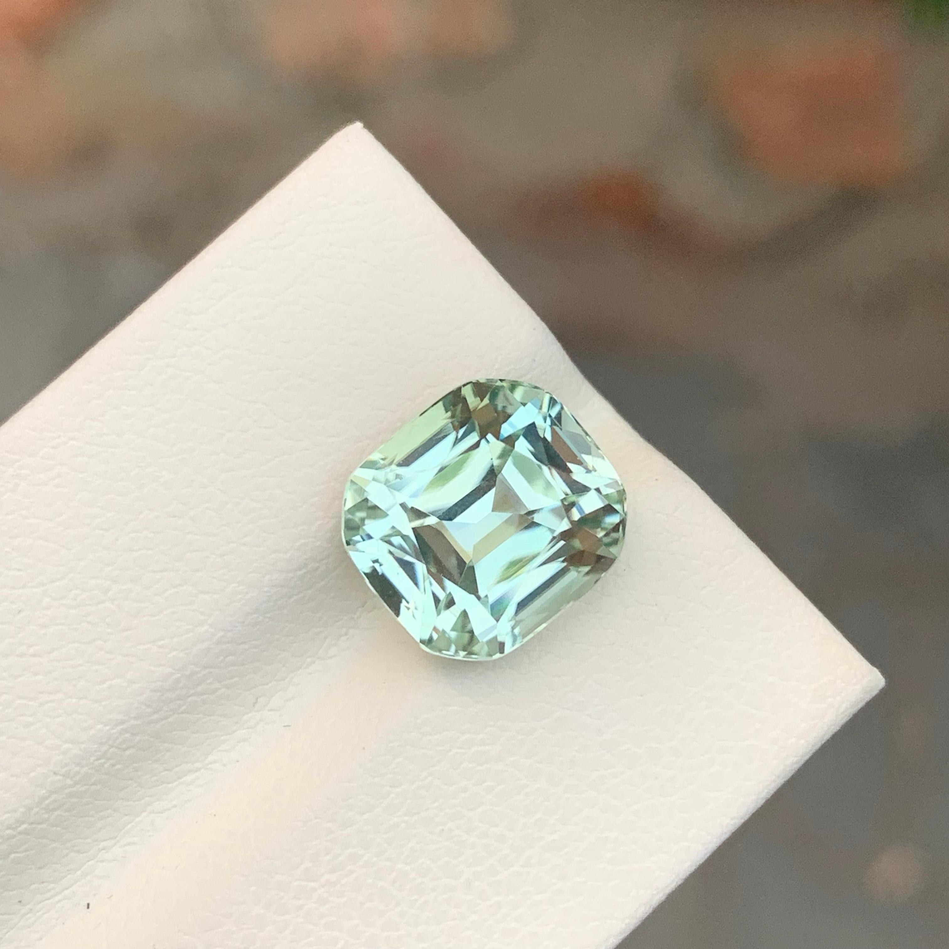 Tourmaline verte claire facettée

Poids : 7,10 carats
Dimension : 11.1 x 10.2 x 8.6 Mm
Couleur : Vert clair
Origine : Afrique
Traitement : Non
Certificat : Sur demande du client
Forme : Coussin 


La tourmaline est une pierre précieuse captivante