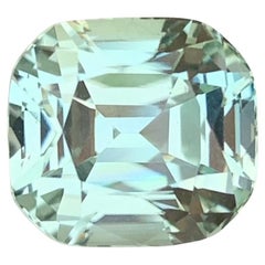 7.10 Carats Natural Loose Chinoise Green Tourmaline Cushion Shape