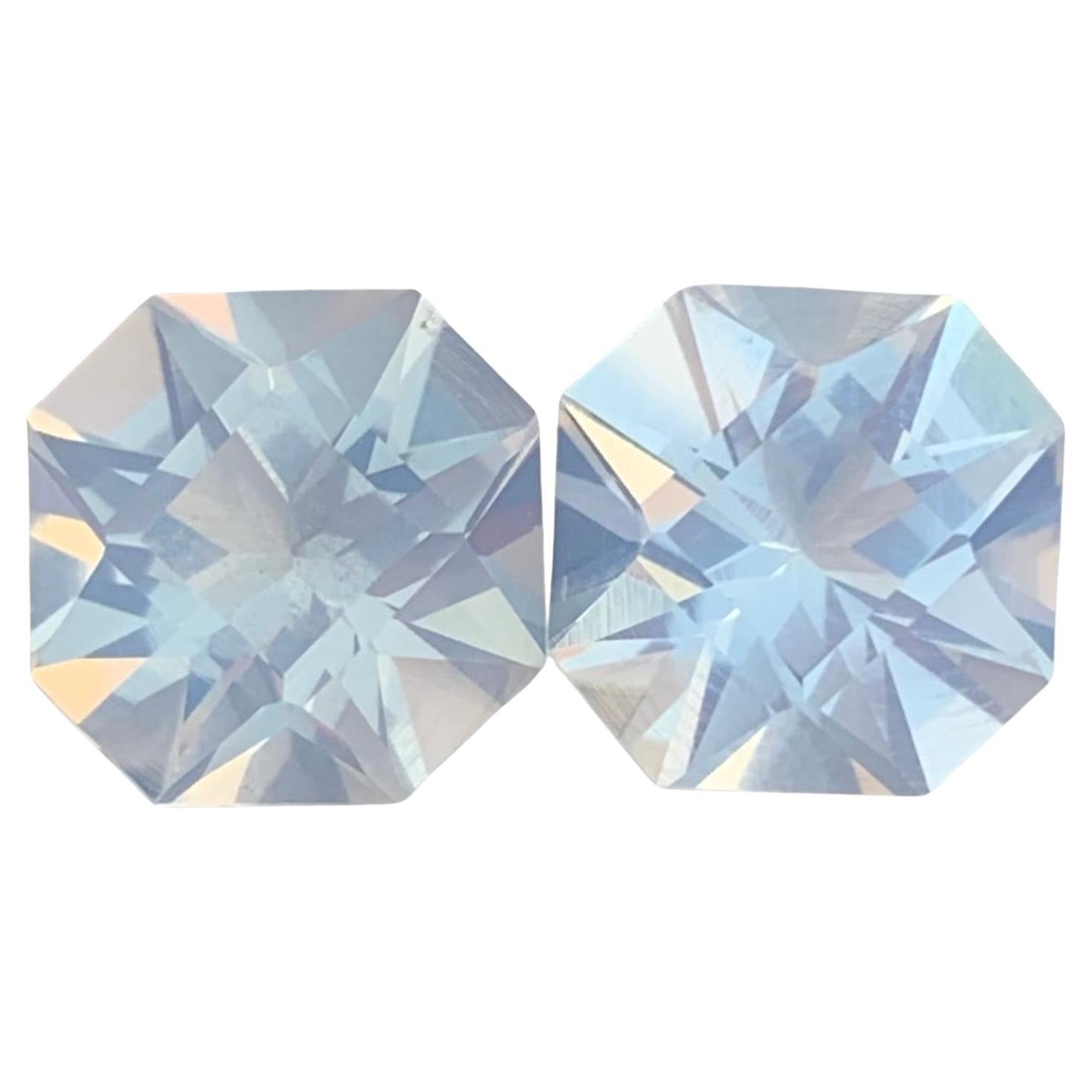 7.10 Carat Natural Loose Moonstone Pair Square Shape Gemstone