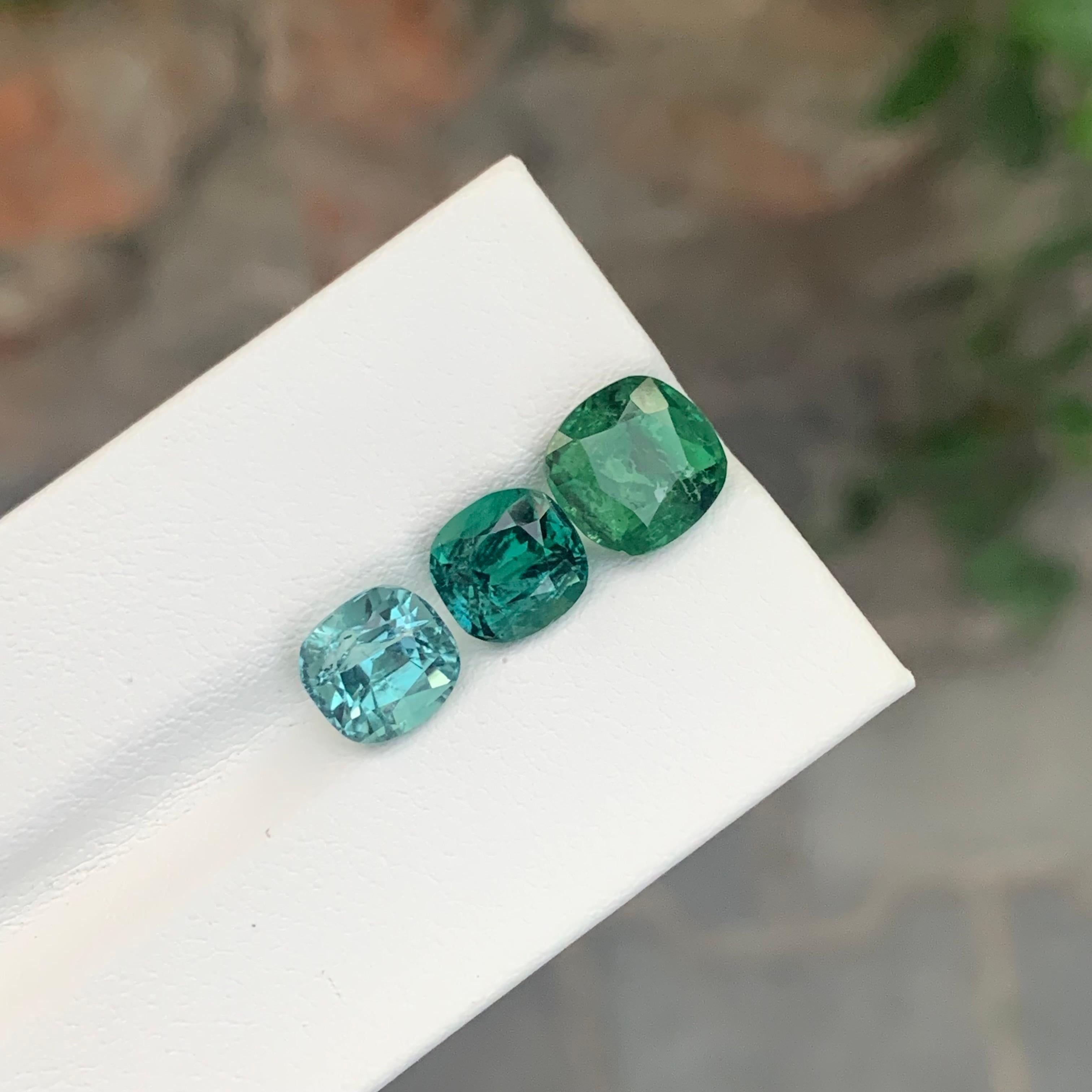 Lotto di tormaline sciolte naturali da 7.10 carati per la creazione di gioielli In condizioni Nuovo in vendita a Peshawar, PK