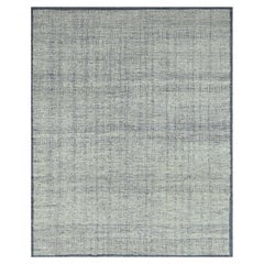 7
10 "x10
 Yale Blau Distressed und Oxidiert Gras Design Hand geknüpft Wolle Teppich