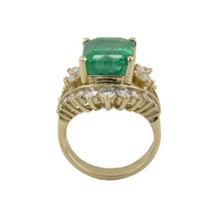 Bague en émeraude colombienne de 7,11 carats
