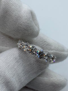7.12 Carat (50pt each) Round Brilliant Diamond Eternity Ring Band