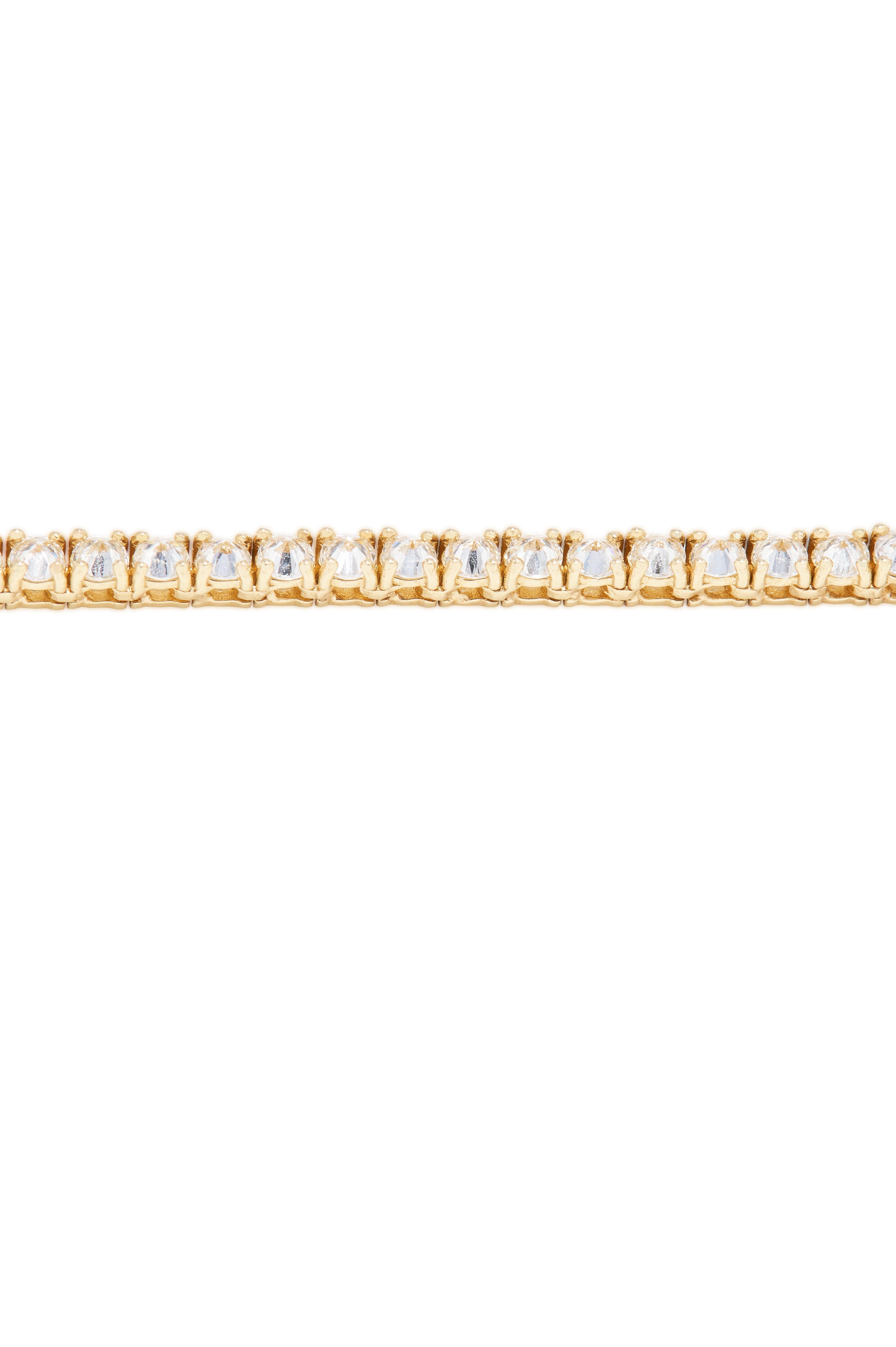 Take your style to the next level with The Up Tennis Necklace. Crafted with stunning reverse set Canadian diamonds and 18K yellow gold, this elegant tennis necklace exudes luxury and sophistication. Effortlessly elevate any outfit and make a