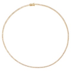 7.15 Carat Canadian Diamond Tennis Necklace