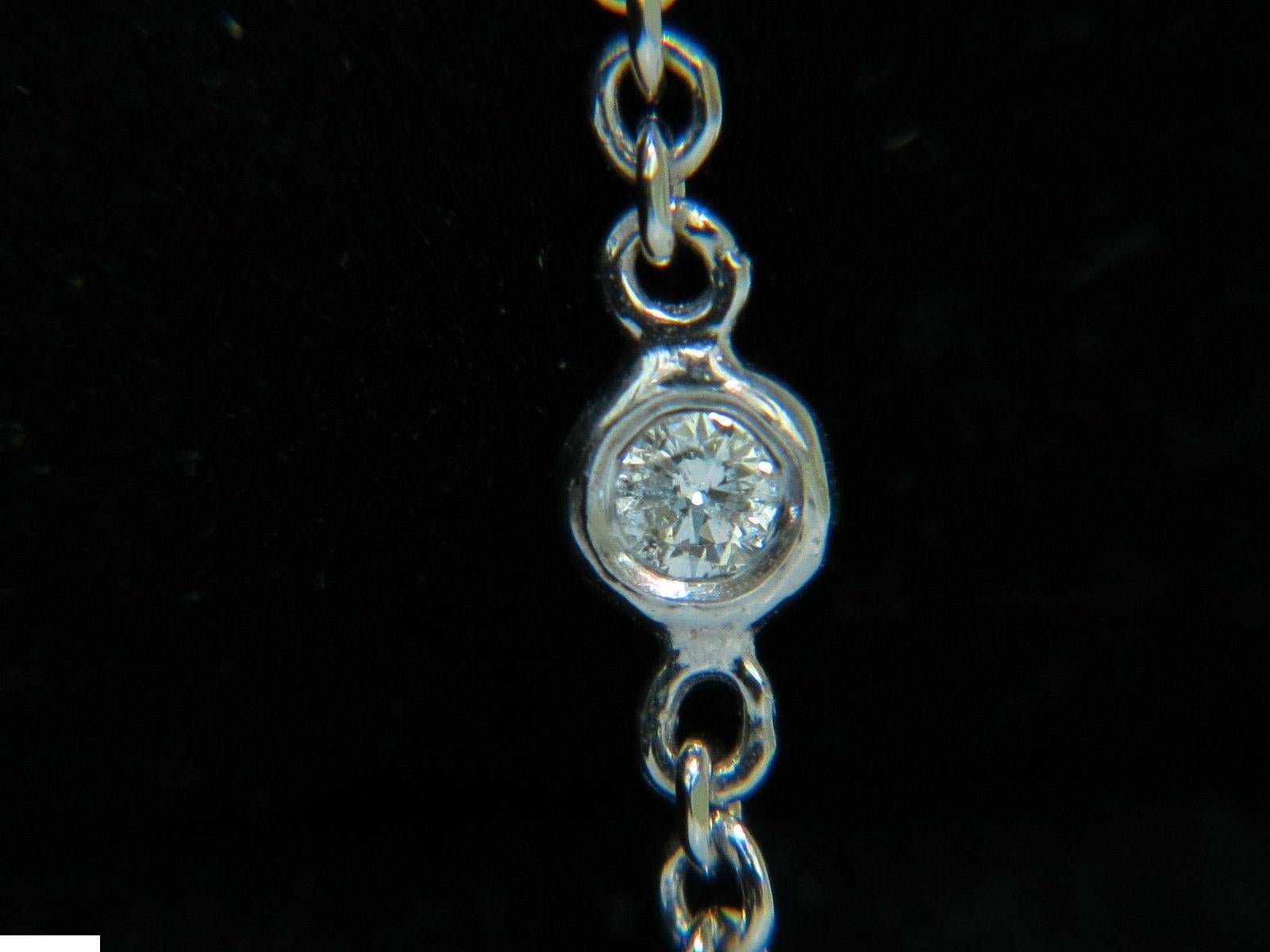 7.15 Carat Natural Emerald Diamond Pendant and Diamond by Yard Chain 6