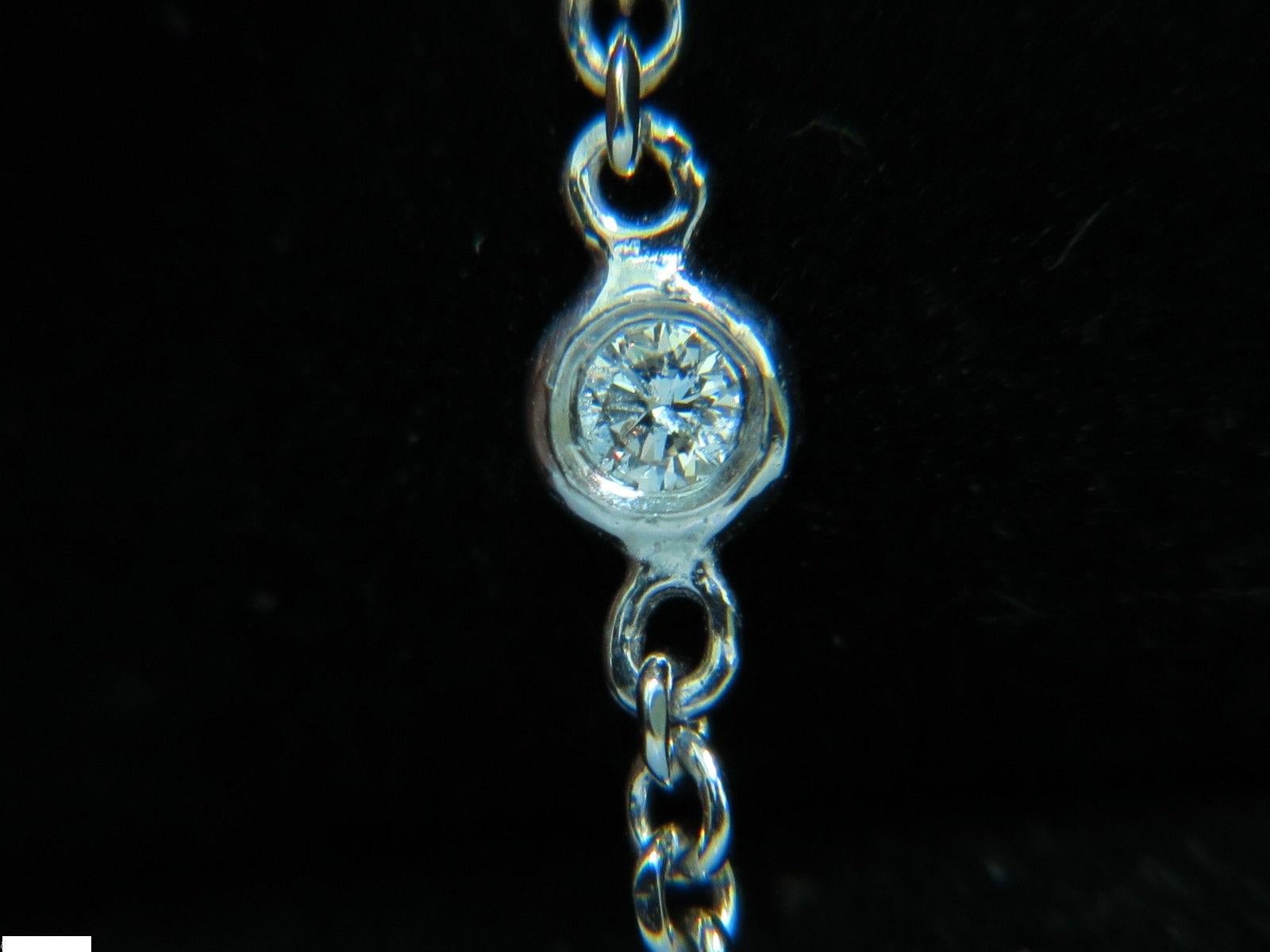 7.15 Carat Natural Emerald Diamond Pendant and Diamond by Yard Chain 7