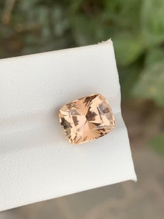 7.15 Carat Natural Loose Imperial Topaz Cushion Cut Gemstone