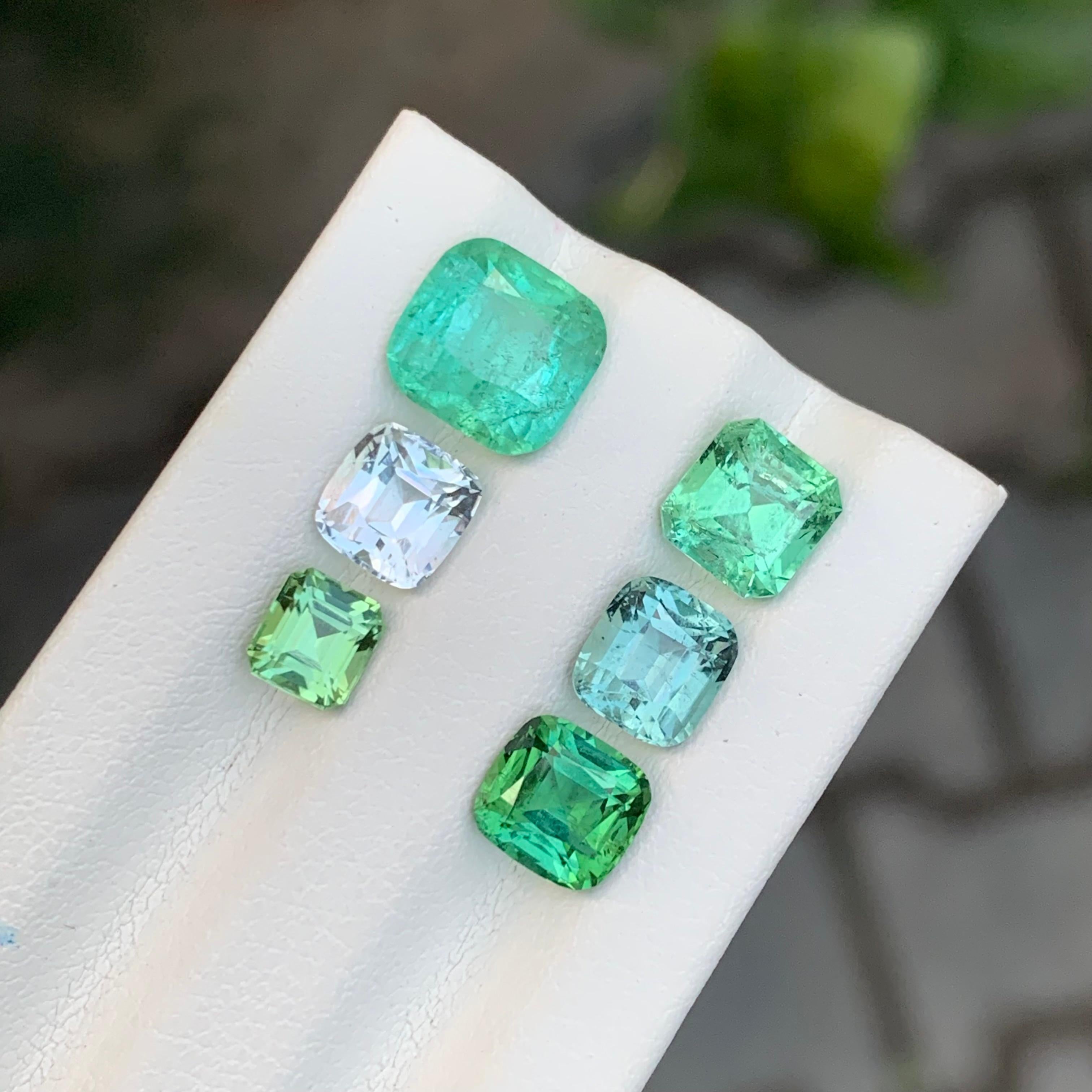 7.15 Carat Natural Loose Tourmaline Lot For Jewellery Making For Sale 1