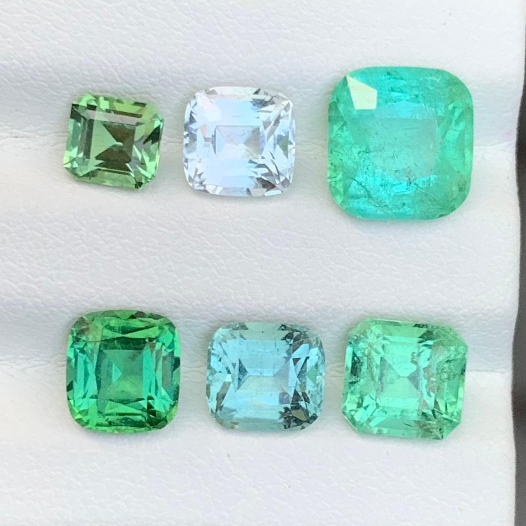 7.15 Carat Natural Loose Tourmaline Lot For Jewellery Making For Sale 3