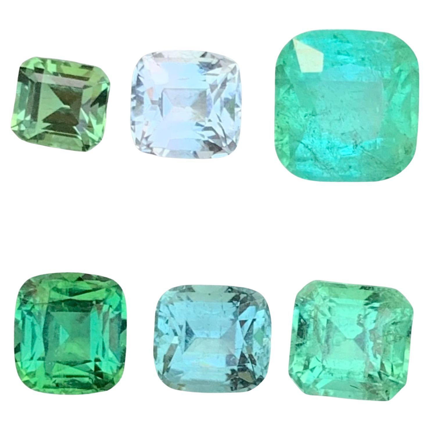 7.15 Carat Natural Loose Tourmaline Lot For Jewellery Making