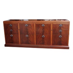 ICF Helikon Credenza in mogano fiammato
