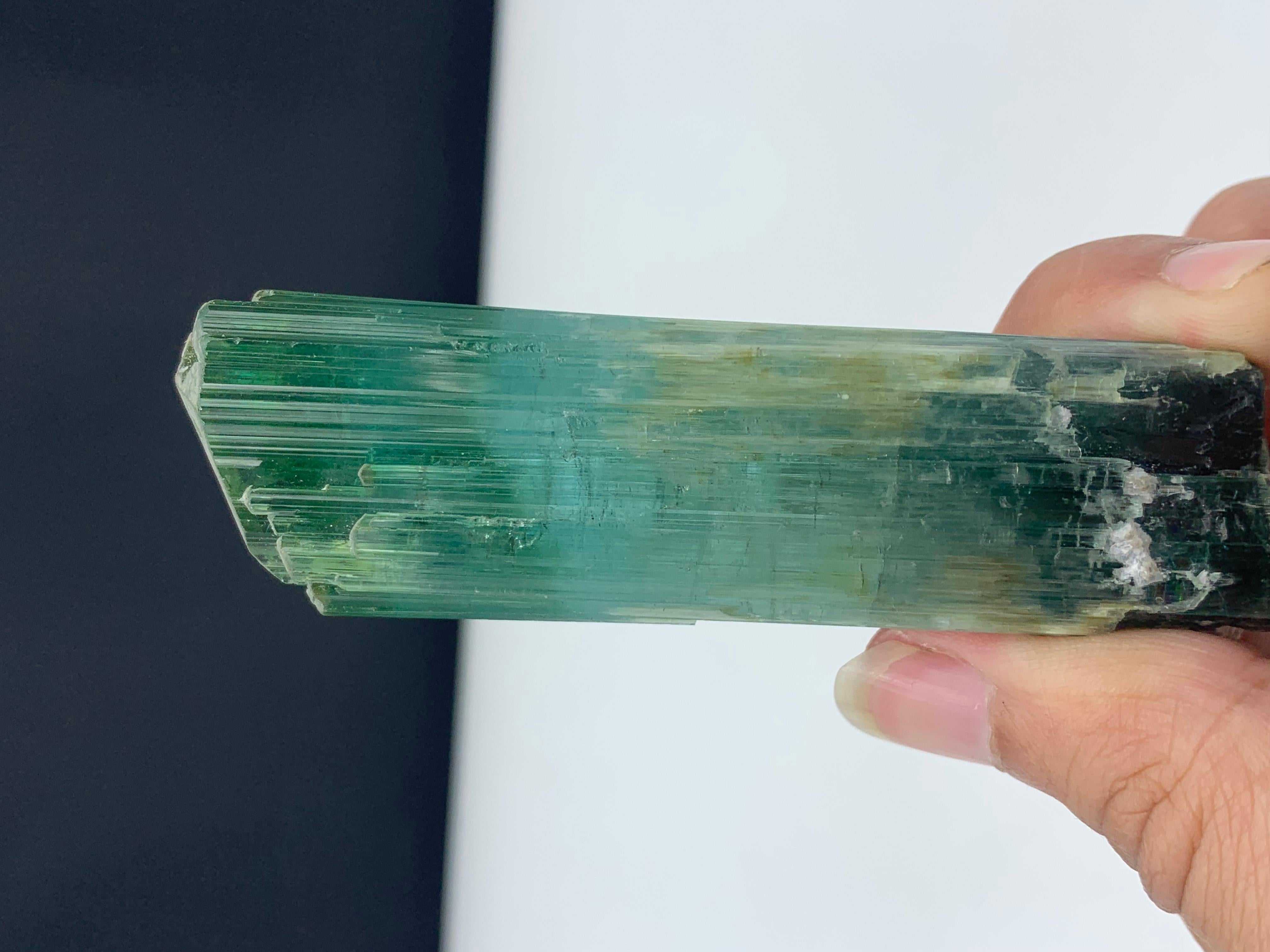 71.56 grammi di splendido cristallo di tormalina tricolore dall'Afghanistan in vendita 1