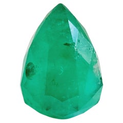 7.17 Carats Colombian Briolette Cut Natural Emerald