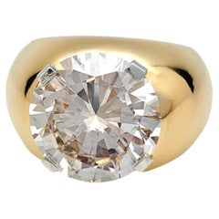 7.bague dôme en diamant taille brillant 18 carats