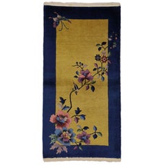 Antique Chinese Art Deco Style Rug Inspired by Walter Nichols Antique Chinese Art Deco Style Rug Inspired by Walter Nichols