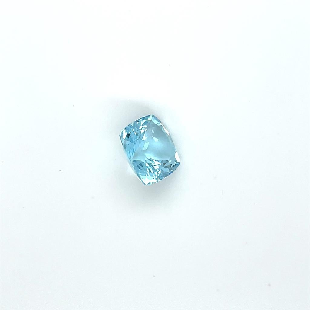 SKU - 80001
Stone - Natural Aquamarine
Shape - Cushion
Quality - Eye clean
Weight - 	7.19 cts
Grade - AAA
Length * Breadth * Height - 	12*12*8.8
Price - $ 3300

The aquamarine crystal is thought to help wearers better and more holistically heal from