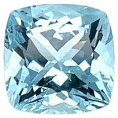 7.19 Carats Brilliant Loose Aquamarine Stone for Rings Aquamarine Jewellery