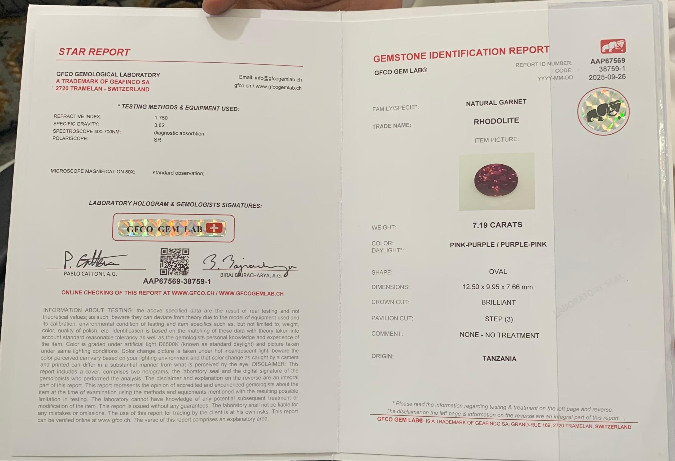 Loser Rhodolith-Granat

Gewicht: 7,19 Karat
Abmessung: 12.50 x 9.95 x 7.66 Mm
Die Form: Oval
Farbe: Rosa-Violett
Herkunft: Tansania
Behandlung: Keine
Zertifikat: GFCO-zertifiziert 
.
Rhodolith ist ein kraftvoller Stein für die Manifestation und kann