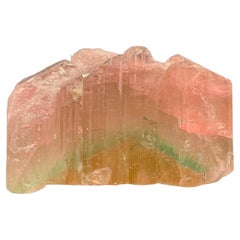 Magnifique cristal de tourmaline tricolore de la mine de Paprook, Afghanistan, 71,95 grammes 