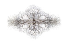 71 Zoll x 47 Zoll Metall-Wandskulptur aus Messing, Edelstahl und Bronze #627. Jetzt verfügbar