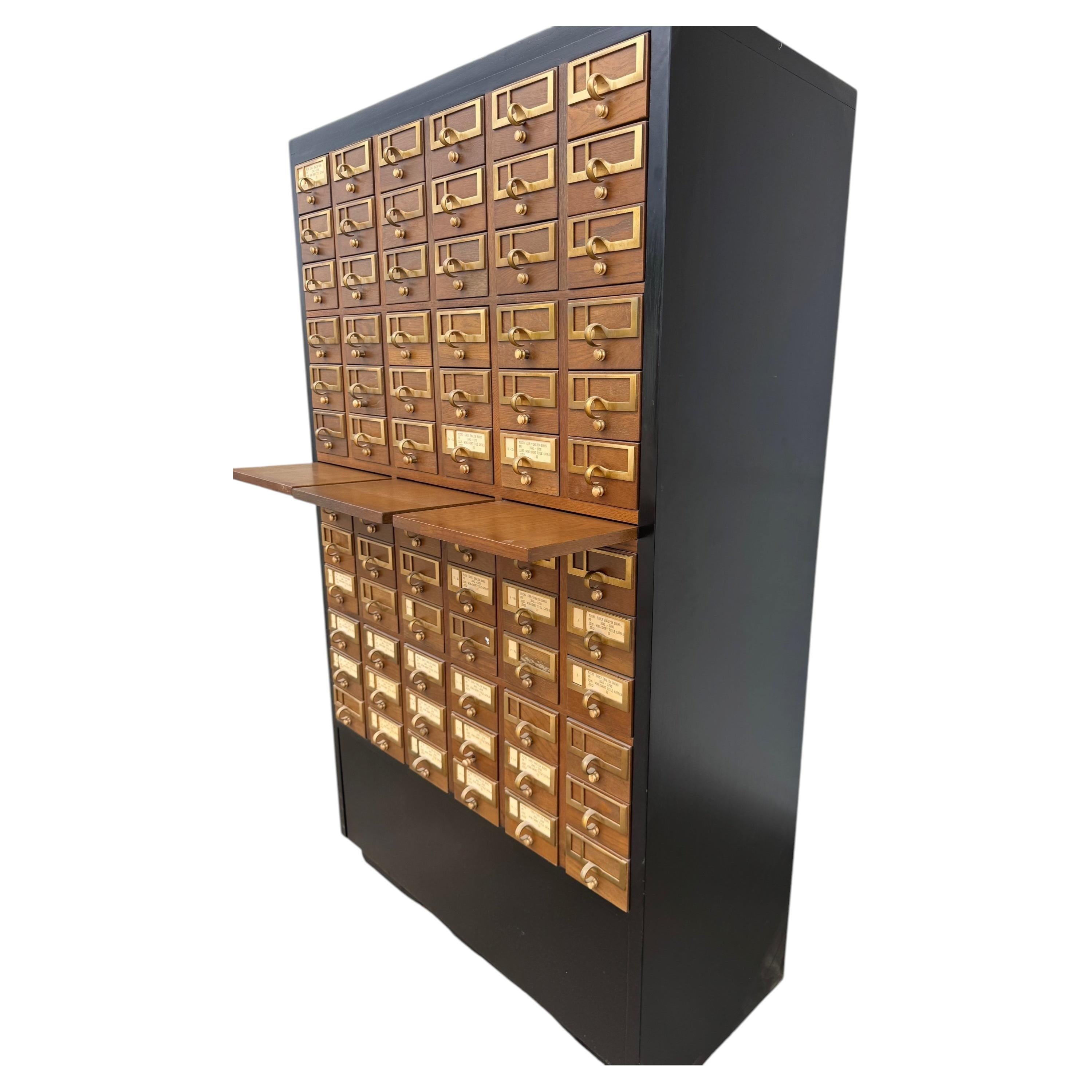buy new li rare card catalog cabinet Amazon.com: 64 Drawers Library Card Catalog Cabinet, Retro Storage  Organizer Apothecary Drawer Dresser with Metal Handles for Home Office :  Home & Kitchen main image 1