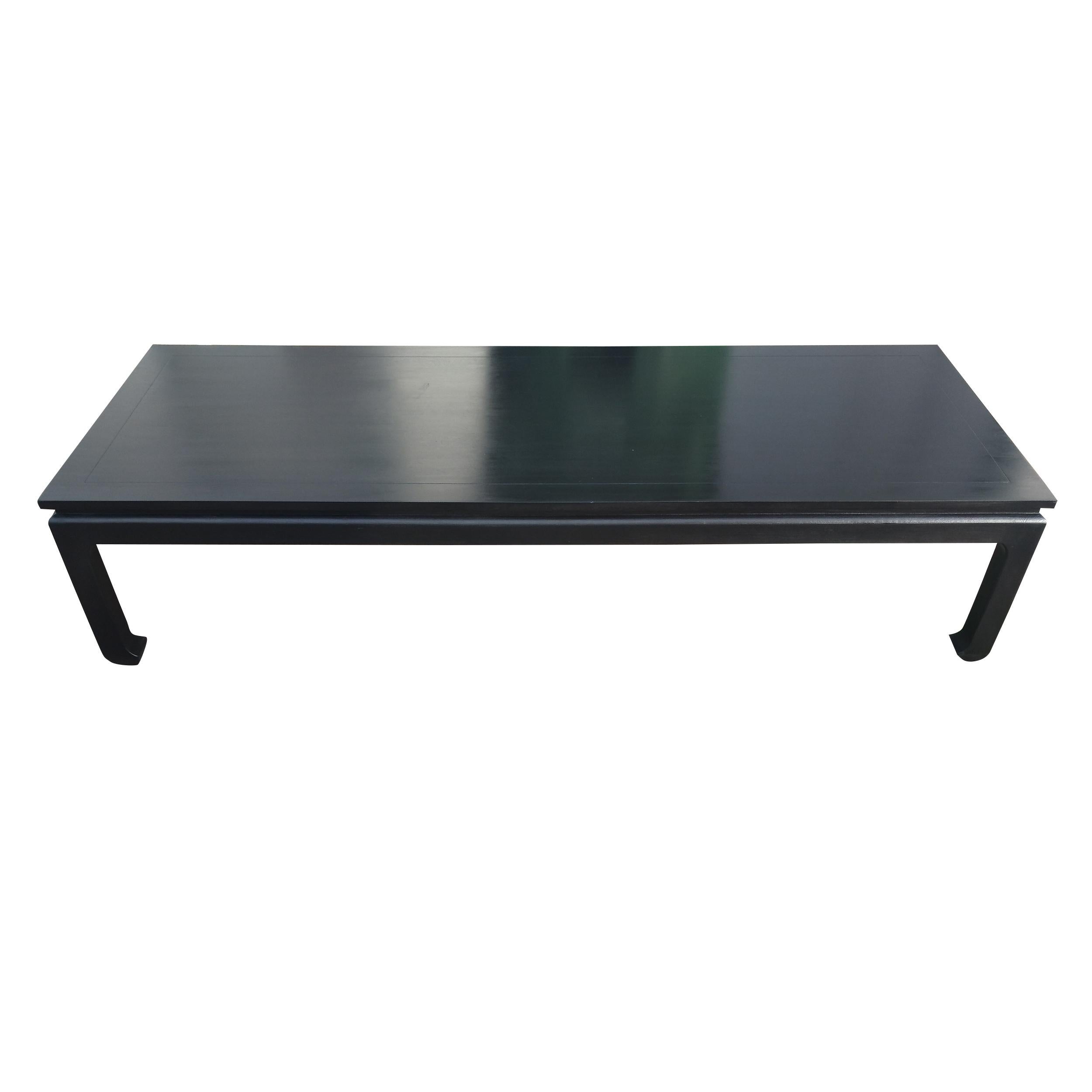 Ebonized Ming Style Coffee Table 1