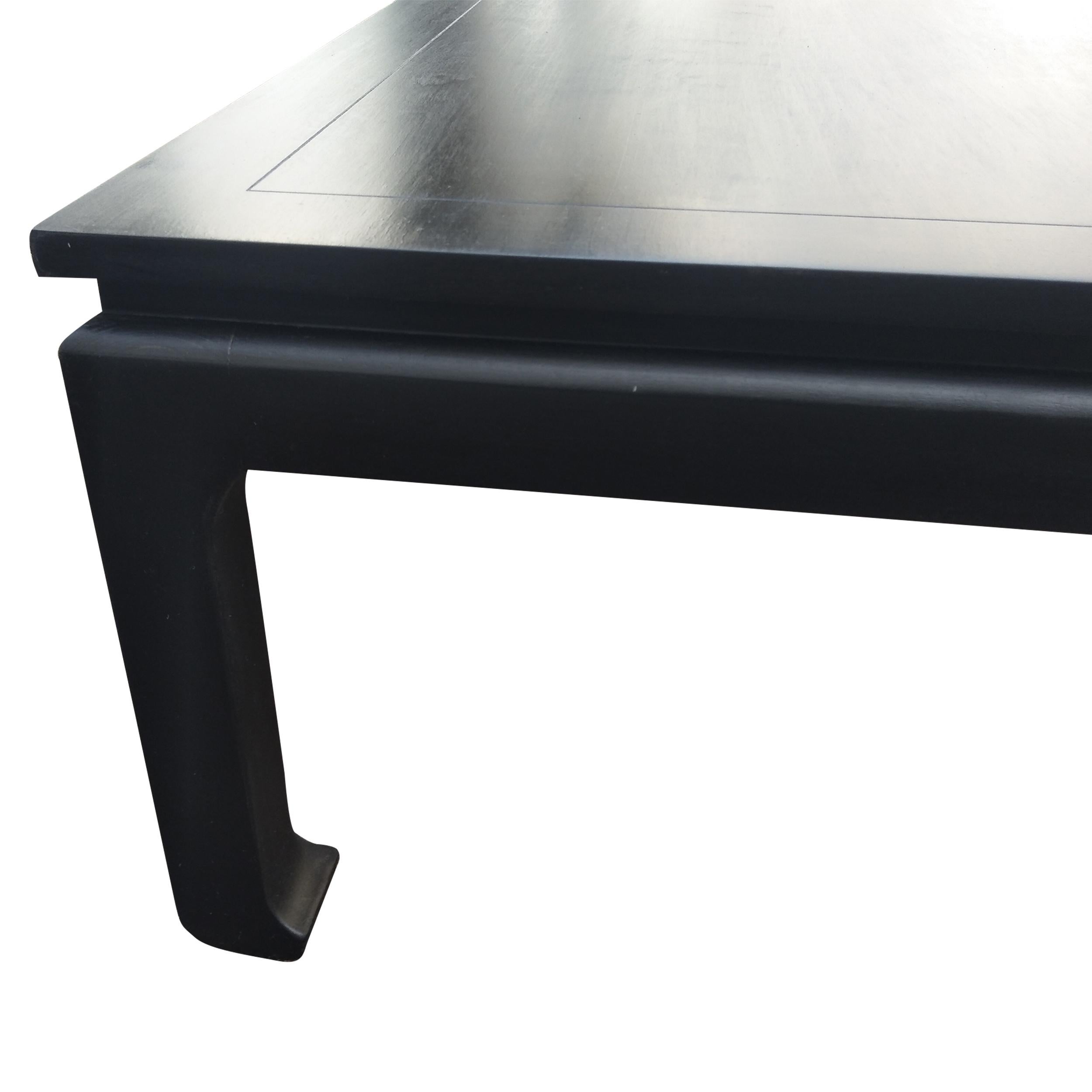 Ebonized Ming Style Coffee Table 2