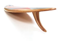 Planche de surf en marqueterie de bois personnalisée « Kaleidoscope », 7'2 "