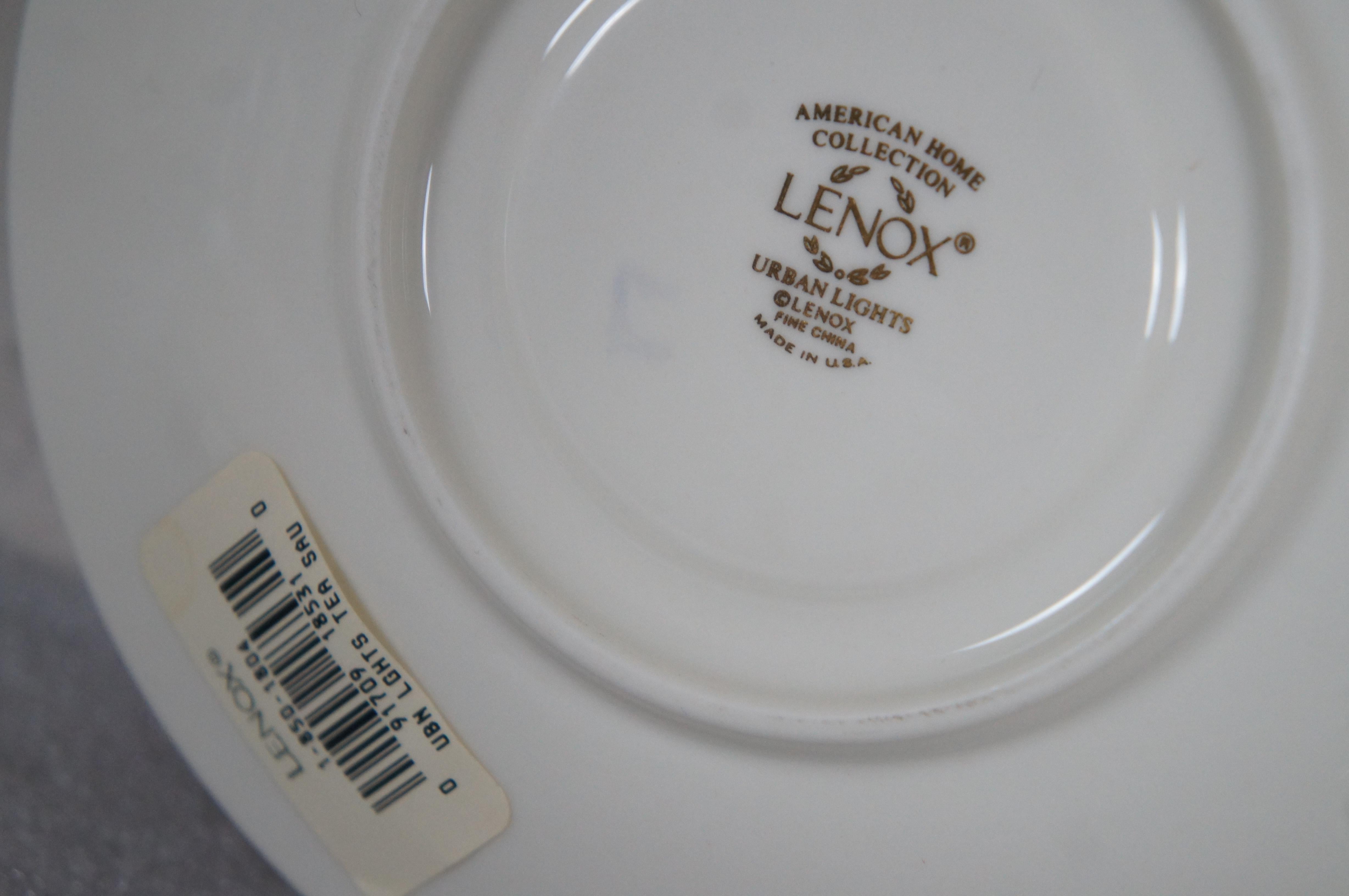 72 Pc Lenox Urban Lights American Home Collection Dinnerware China Serving Set For Sale 7