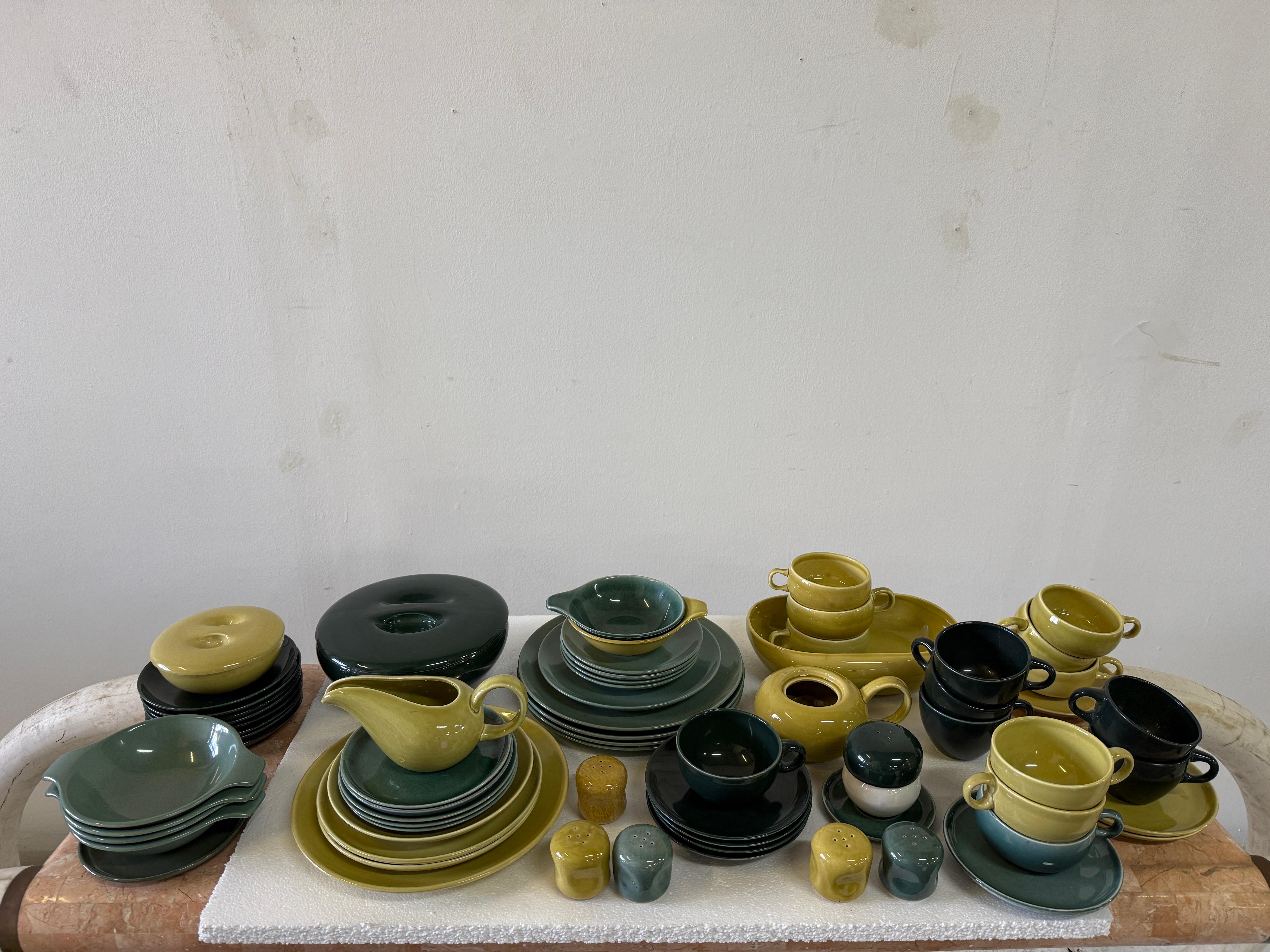 Vaisselle 72 pièces Russel Wright by Steubenville Vintage Pottery en vente 2