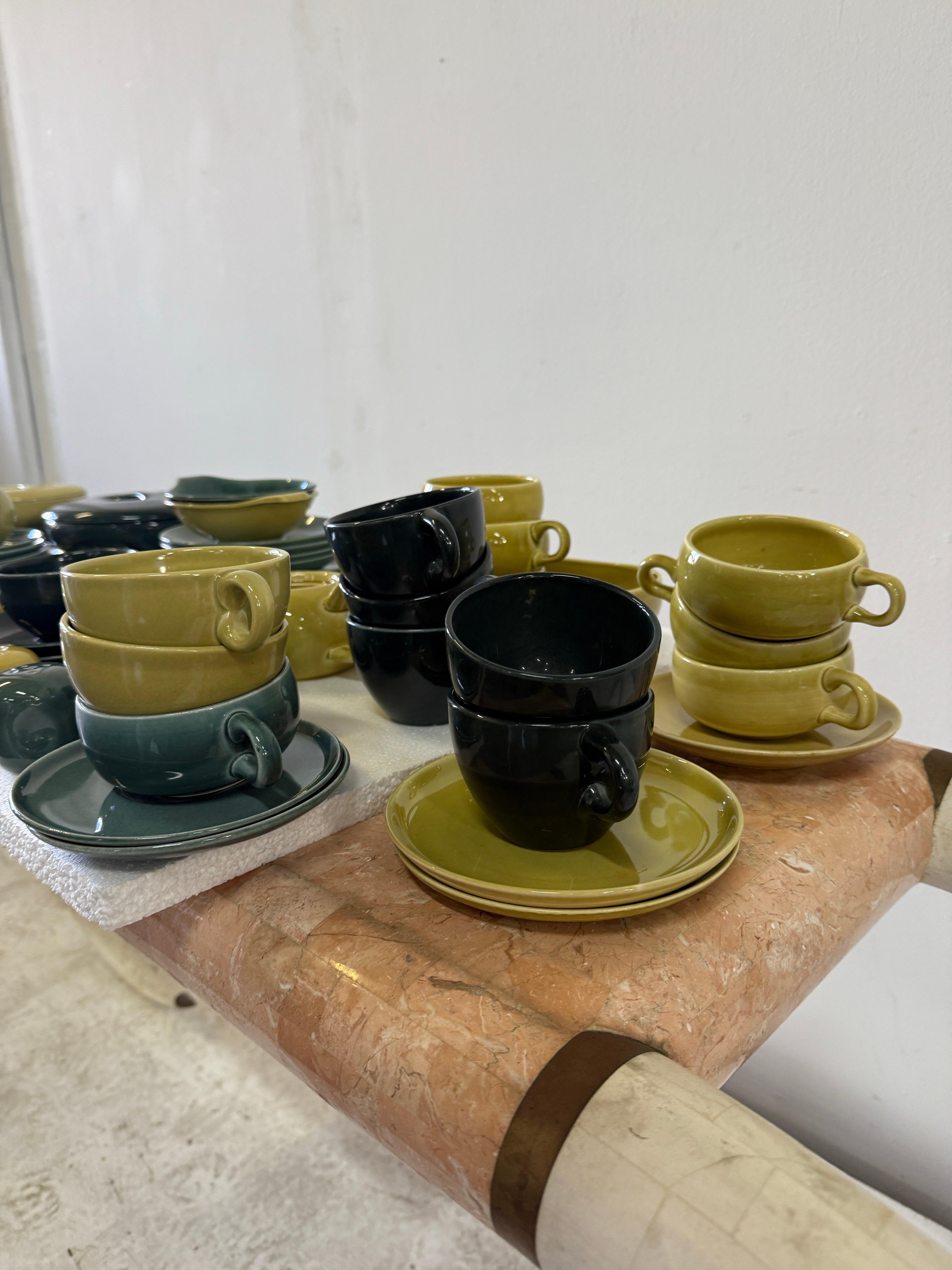 Vaisselle 72 pièces Russel Wright by Steubenville Vintage Pottery en vente 3