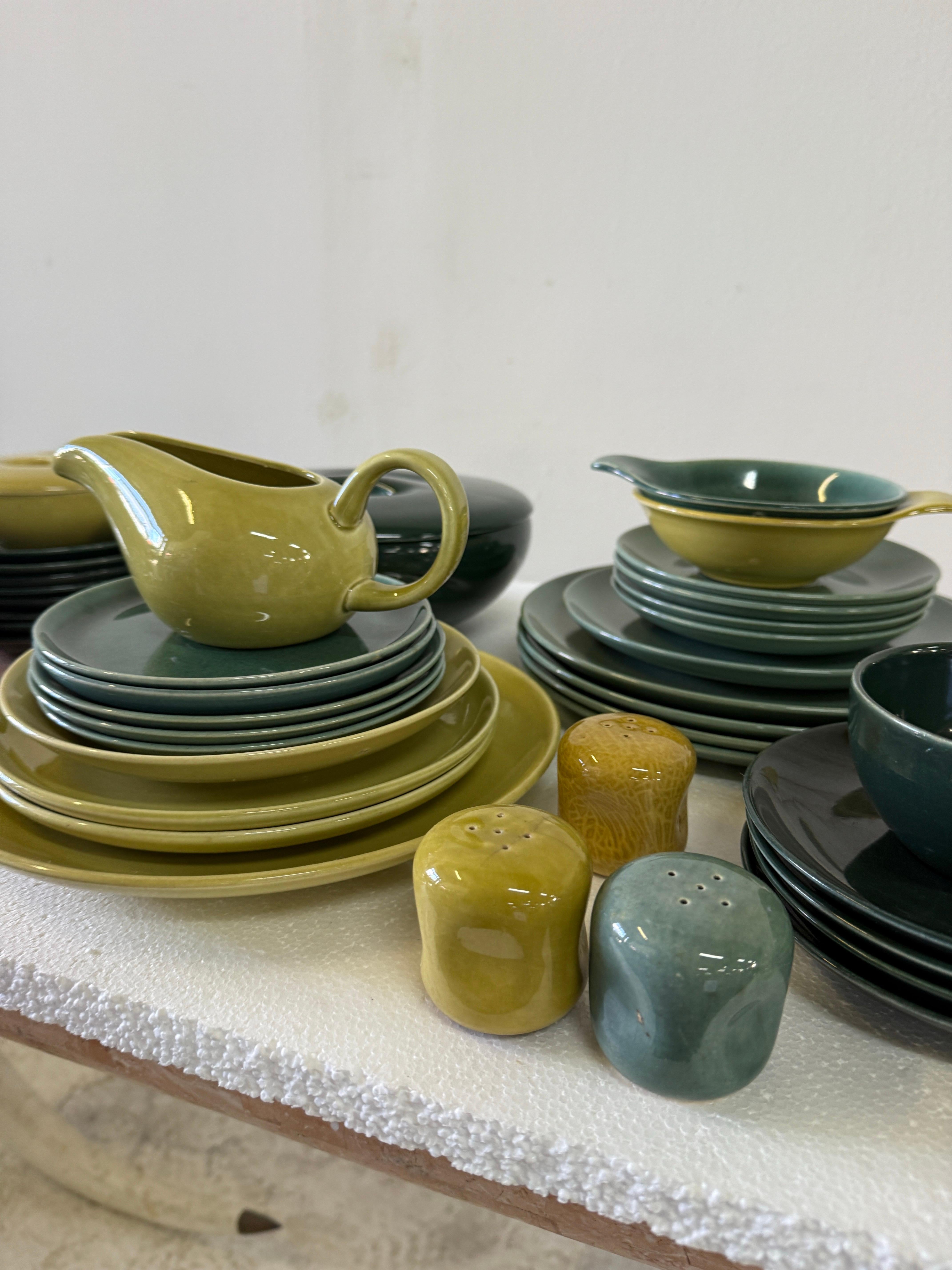 Vaisselle 72 pièces Russel Wright by Steubenville Vintage Pottery en vente 4