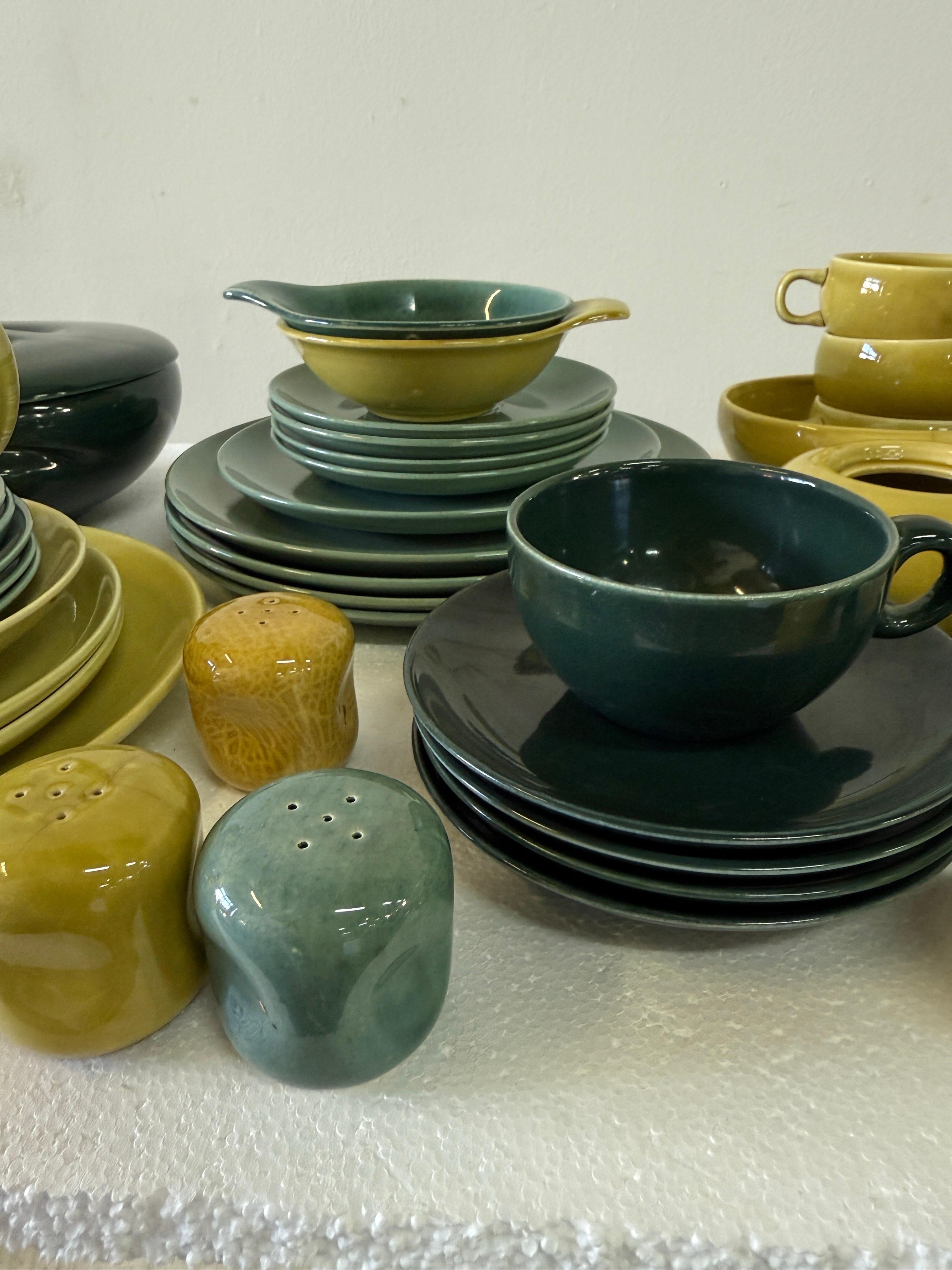 Vaisselle 72 pièces Russel Wright by Steubenville Vintage Pottery en vente 5