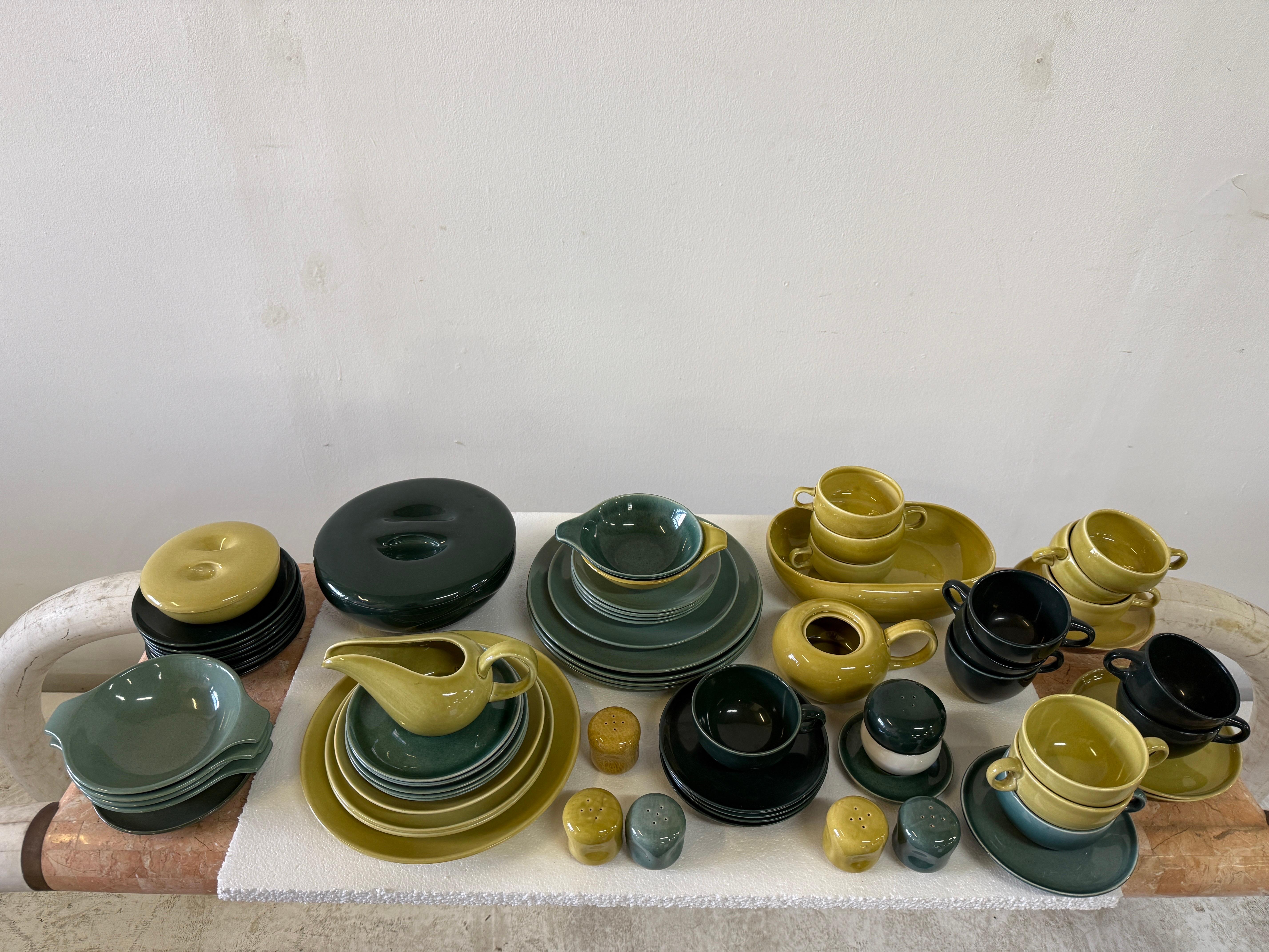 Vaisselle 72 pièces Russel Wright by Steubenville Vintage Pottery en vente 1