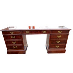 72″ Sligh Mahogany Kneehole Credenza/Desk