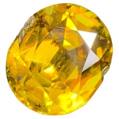 7.20 Carat Loose Natural Sphene Stone Oval Shaped Madagascar's Gemstone