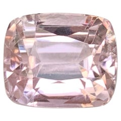7.20 Carat Loose Pink Kunzite Stone Cushion Cut Natural Afghan Gemstone