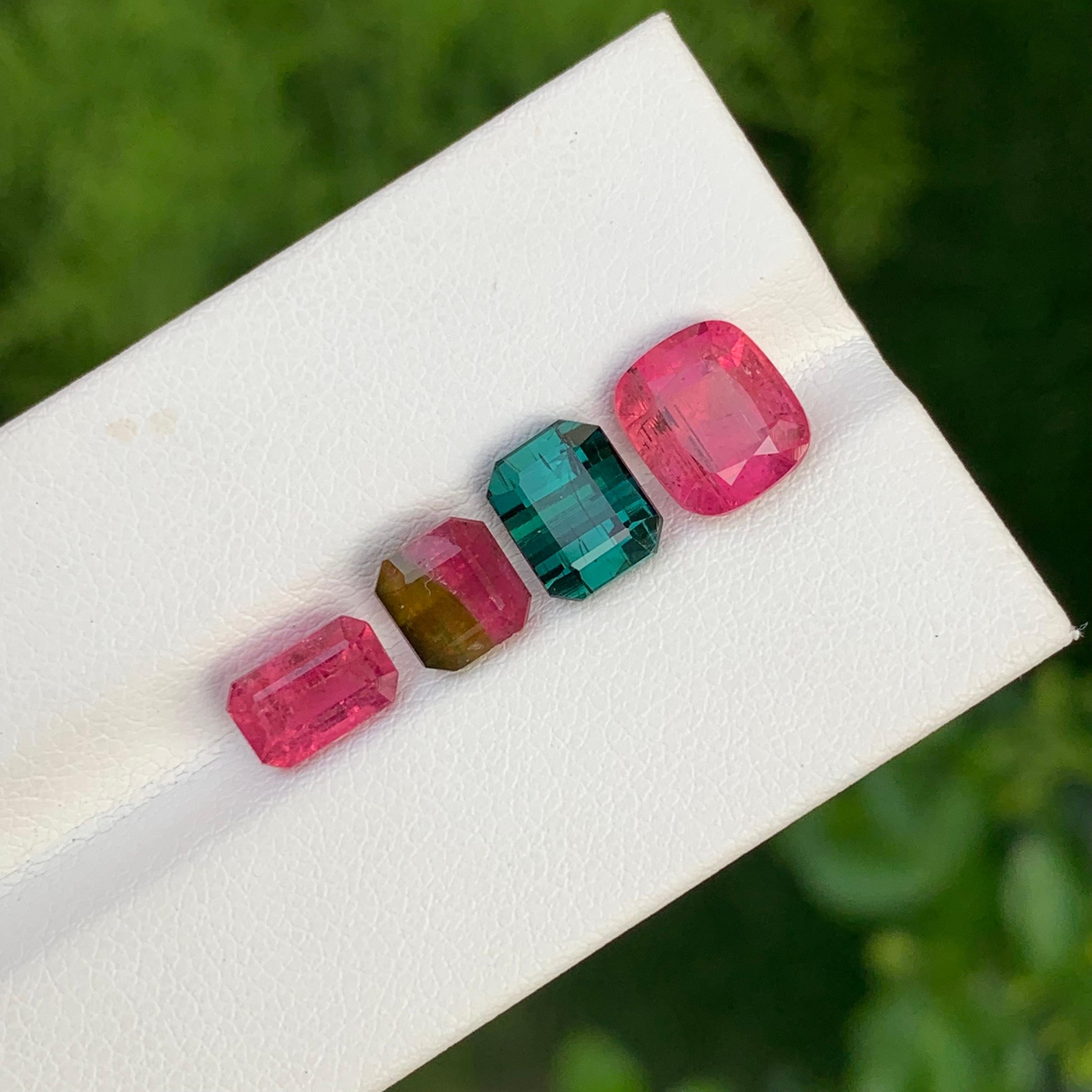 7.20 Carat Natural Loose Tourmaline Lot For Jewellery Making For Sale 4