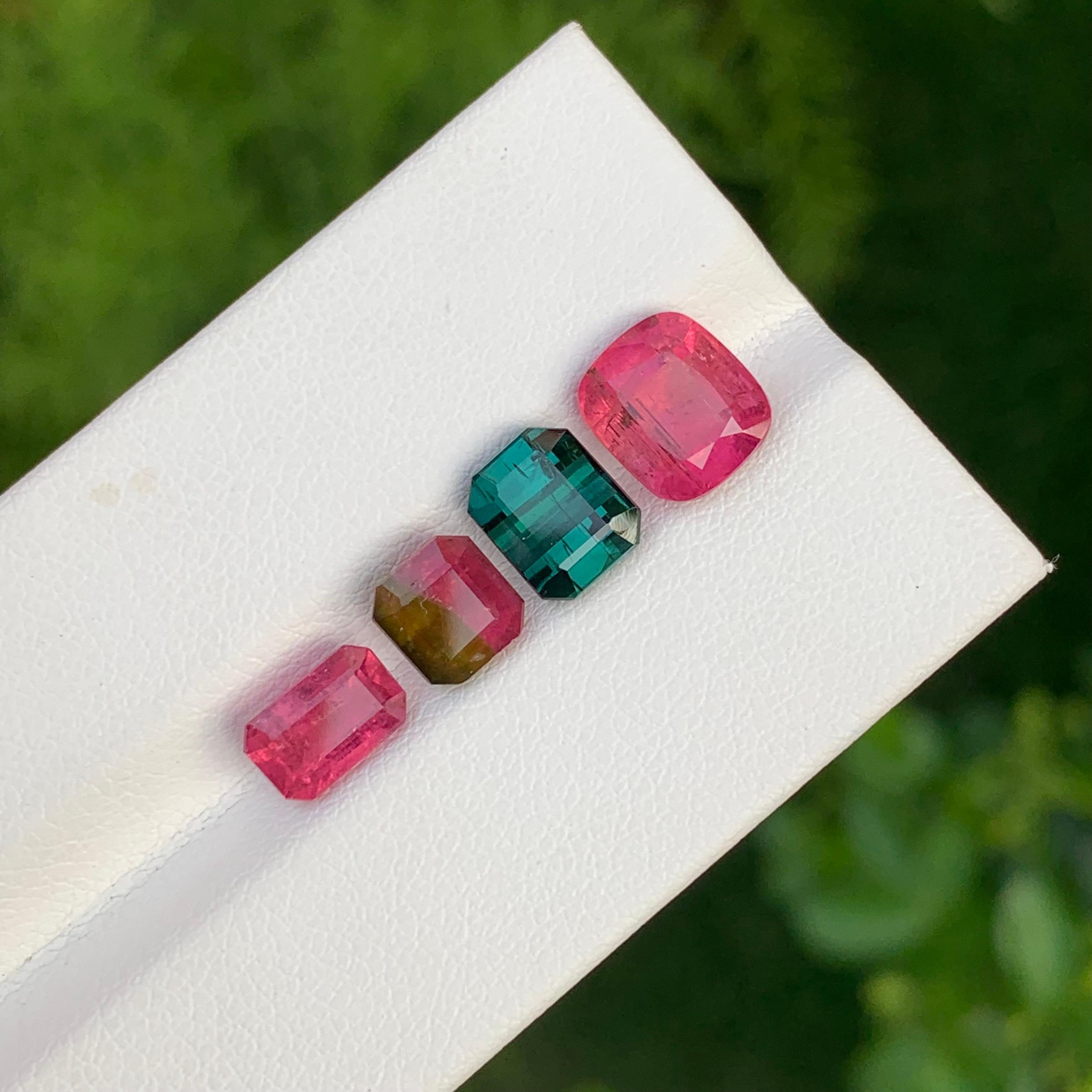 Women's or Men's 7.20 Carat Natural Loose Tourmaline Lot For Jewellery Making For Sale