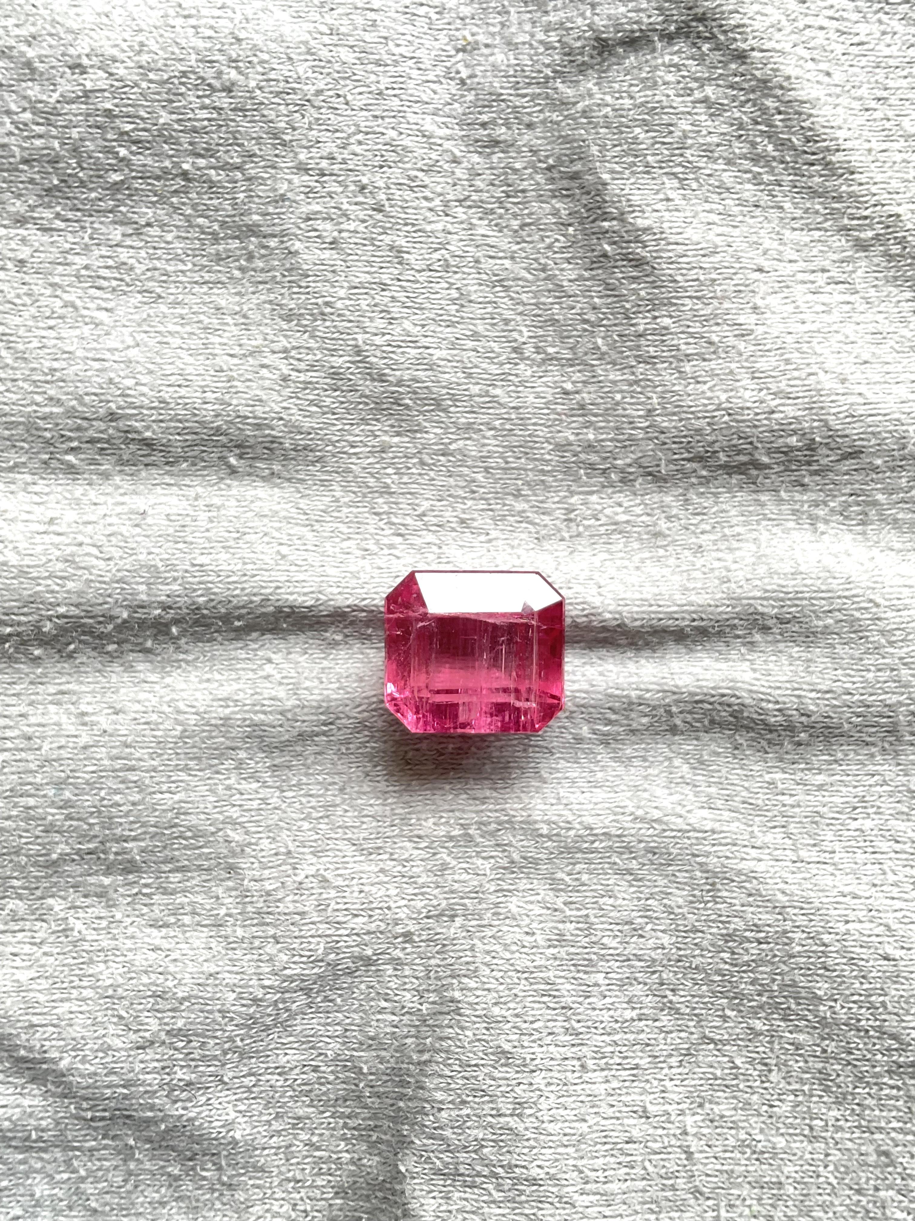 7.20 Carats Pink Tourmaline Octa Faceted Cut stone Top Quality Natural gemstone Neuf - En vente à Jaipur, RJ