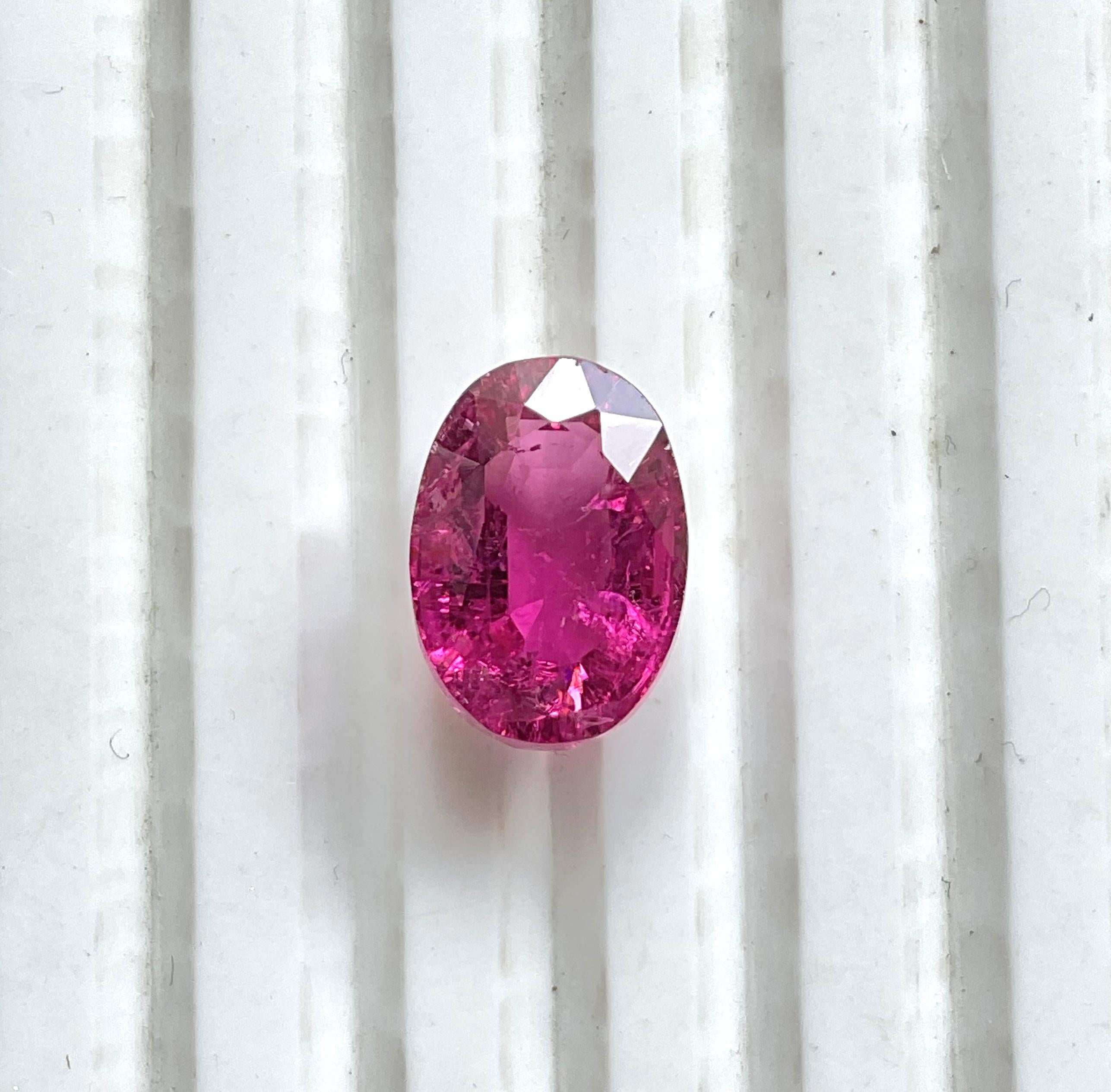 7.20 Carats Pink Tourmaline Octa Faceted Cut stone Top Quality Natural gemstone Neuf - En vente à Jaipur, RJ