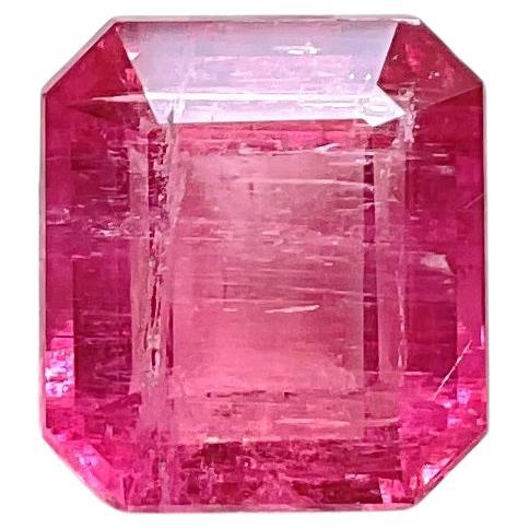 7.20 Carats Pink Tourmaline Octa Faceted Cut stone Top Quality Natural gemstone