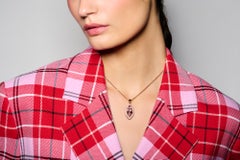 7.20Ct Candy Pink Morganite & 1.15Ct Diamond LC- D Pendant Necklace