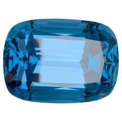 72.10 Carat Stunning Loose London Blue Topaz Cushion Shape Gemstone