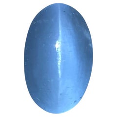 7,22 Ct certificato ICA Acquamarina naturale Occhio di gatto Qualità pulita