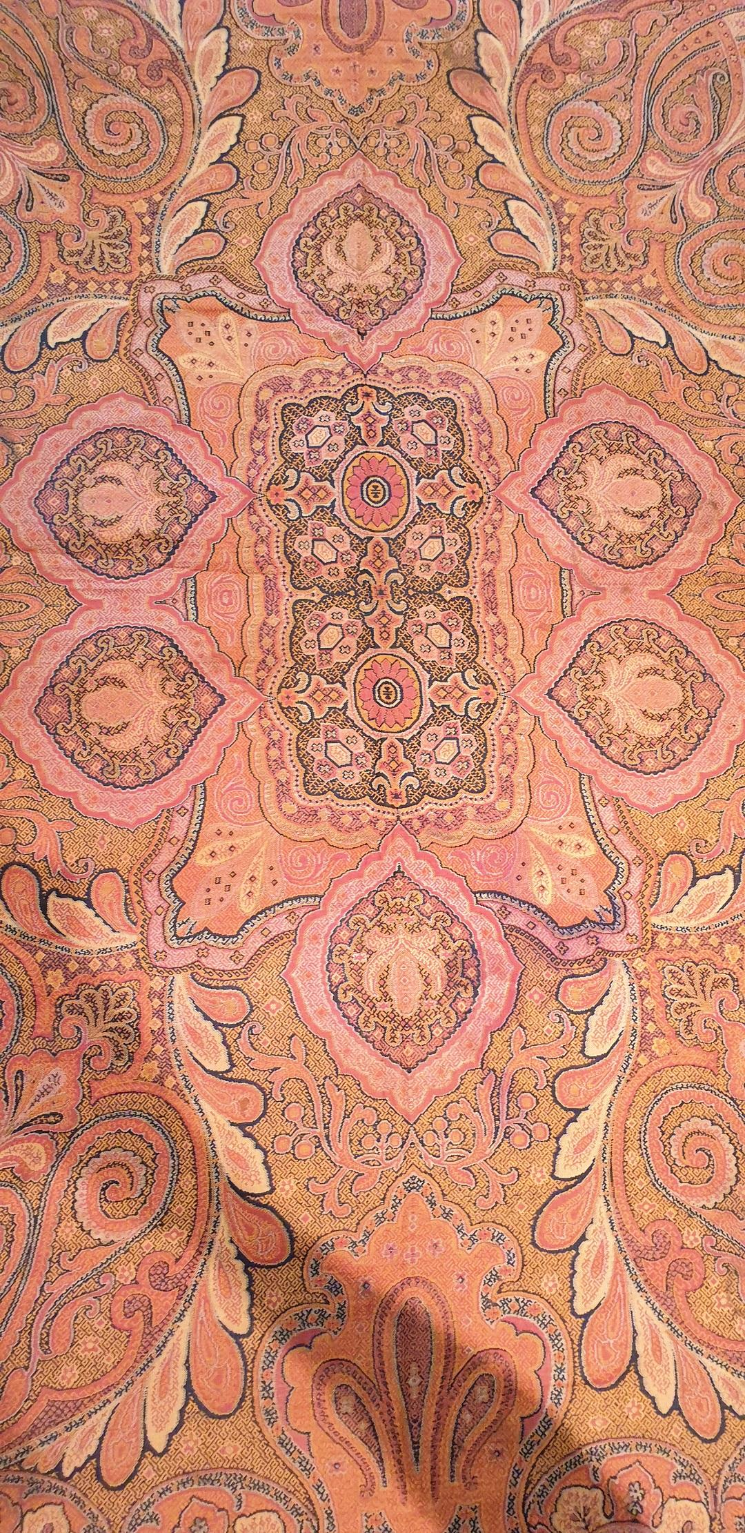 722 - Textile 20ème siècle, Cachemire indien Excellent état - En vente à Paris, FR