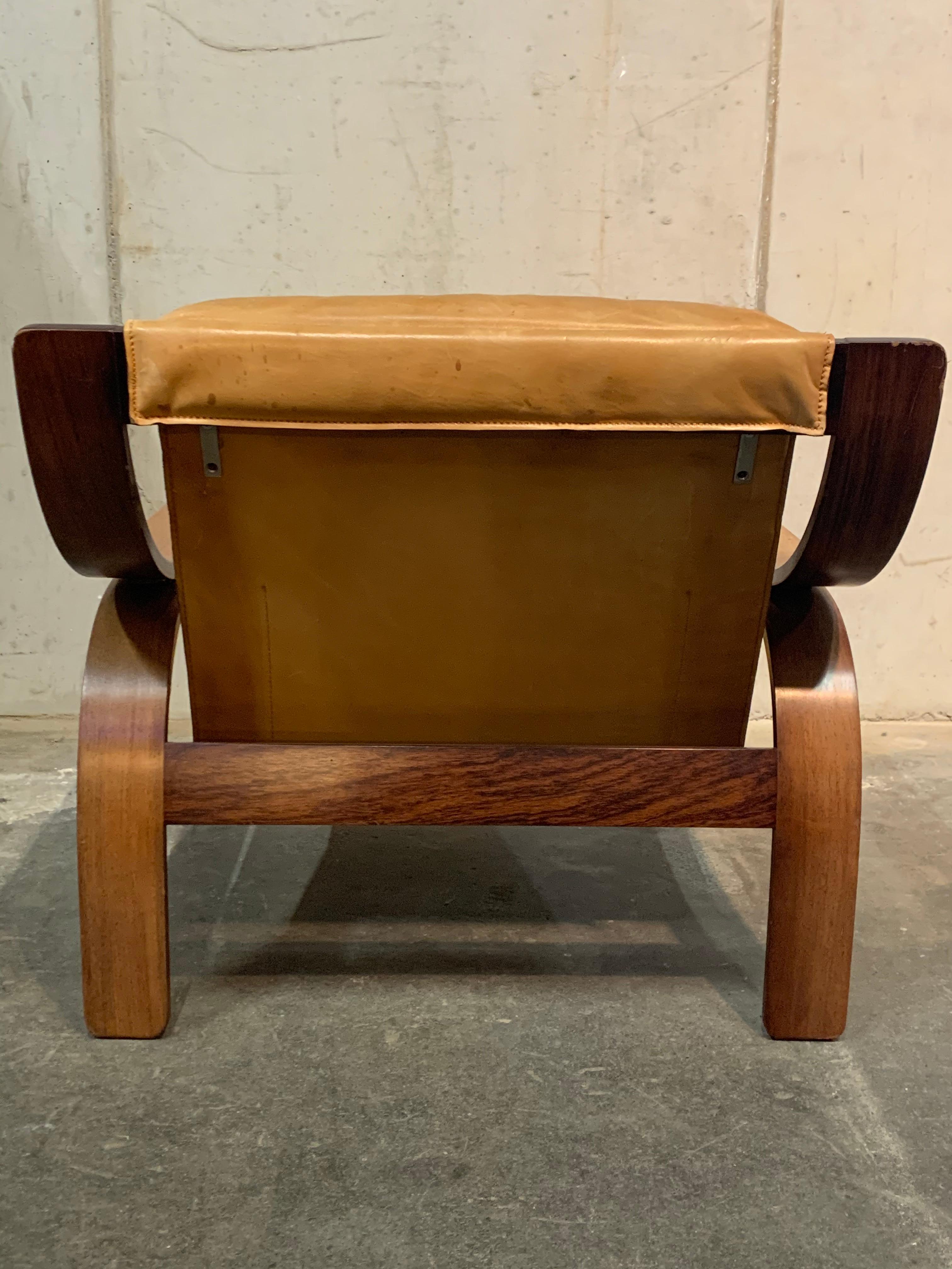 722 Woodline Armchair by Marco Zanuso, 1970, Rosewood, Italian Midcentury 7